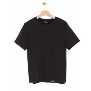 3.1 Phillip Lim Perfect Tee Black Short Sleeve Crew Neck‎ Cotton T-Shirt XL NEW